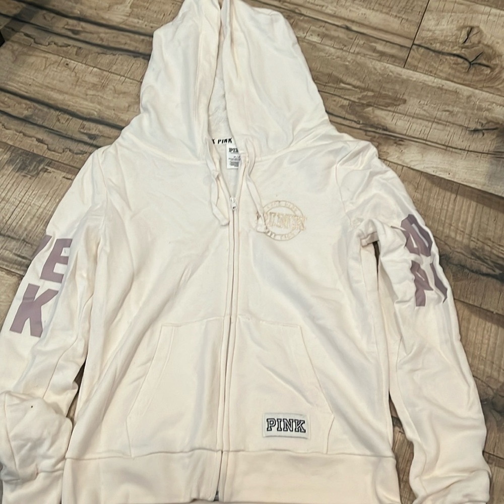 EVERYDAY FLEECE RELAXED FULL-ZIP HOODIE sz medium